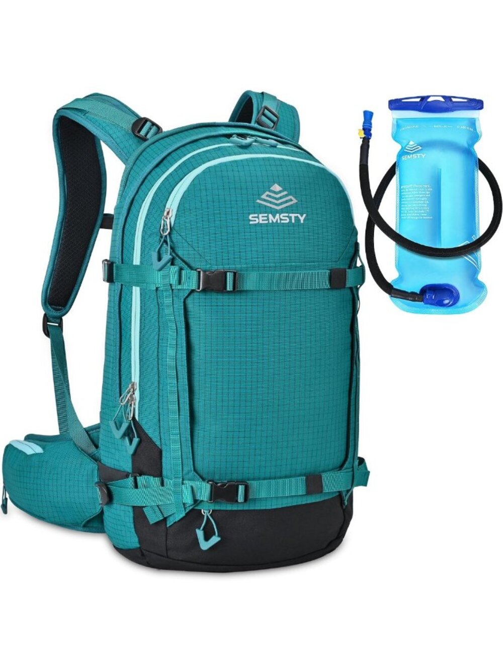 30L Ski & Snowboard Hydration Backpack with 2L Water Bladder - Outdoor Gear